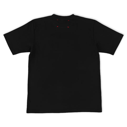 FAR2FEAR Unisex Black Embroidered T-Shirt