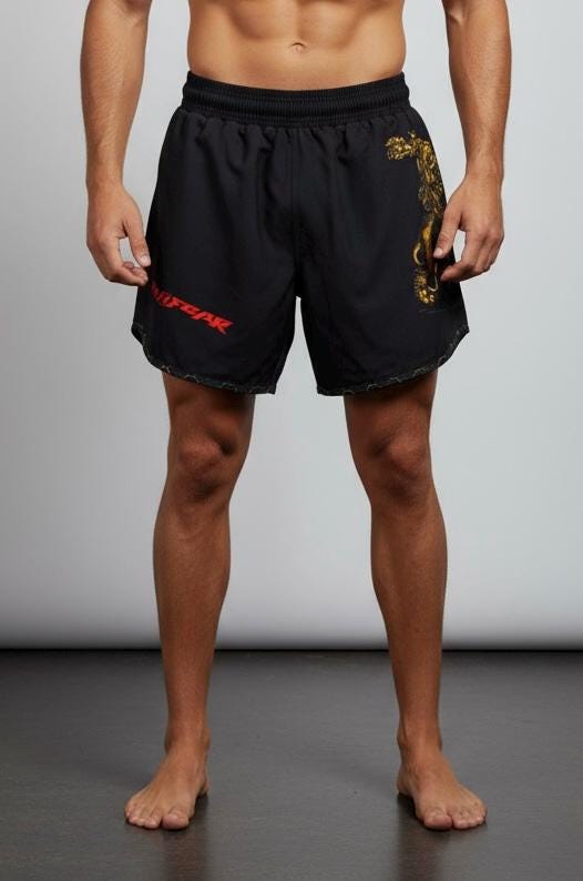 FAR2FEAR Mens No Gi - Crowned Conqueror Rashguard & Short Set