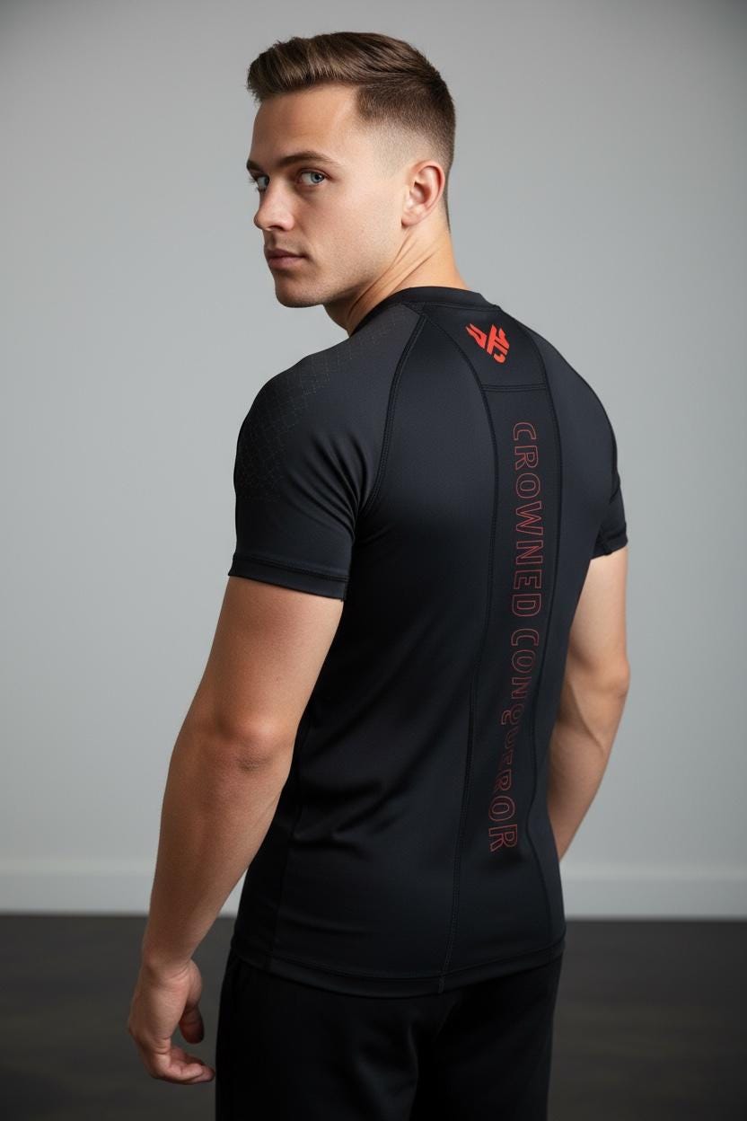 FAR2FEAR Mens No Gi - Crowned Conqueror Rashguard & Short Set