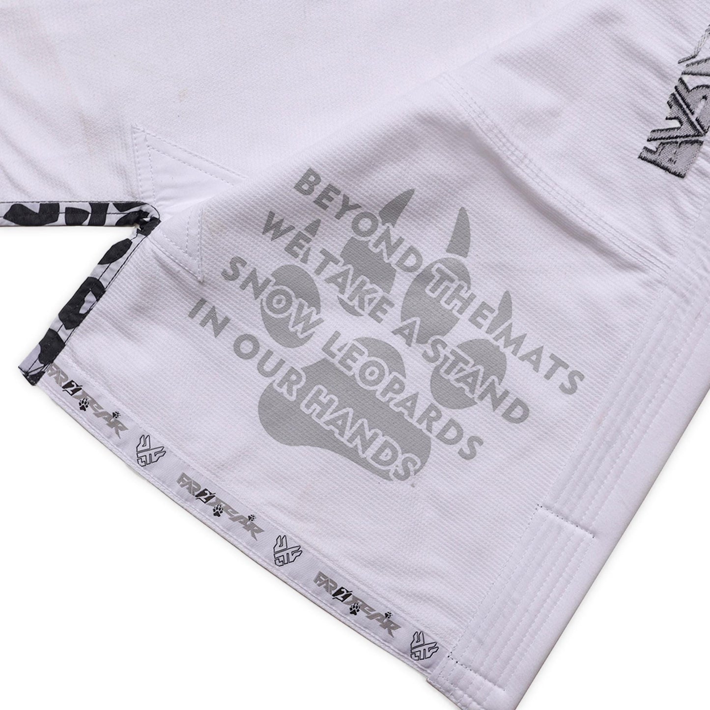 FAR2FEAR Kids Brazilian Jiu Jitsu Gi- Snow Guardian
