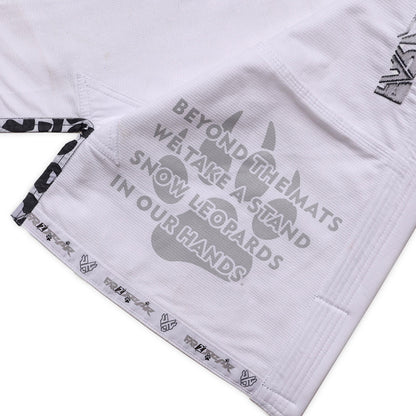 FAR2FEAR Kids Brazilian Jiu Jitsu Gi- Snow Guardian
