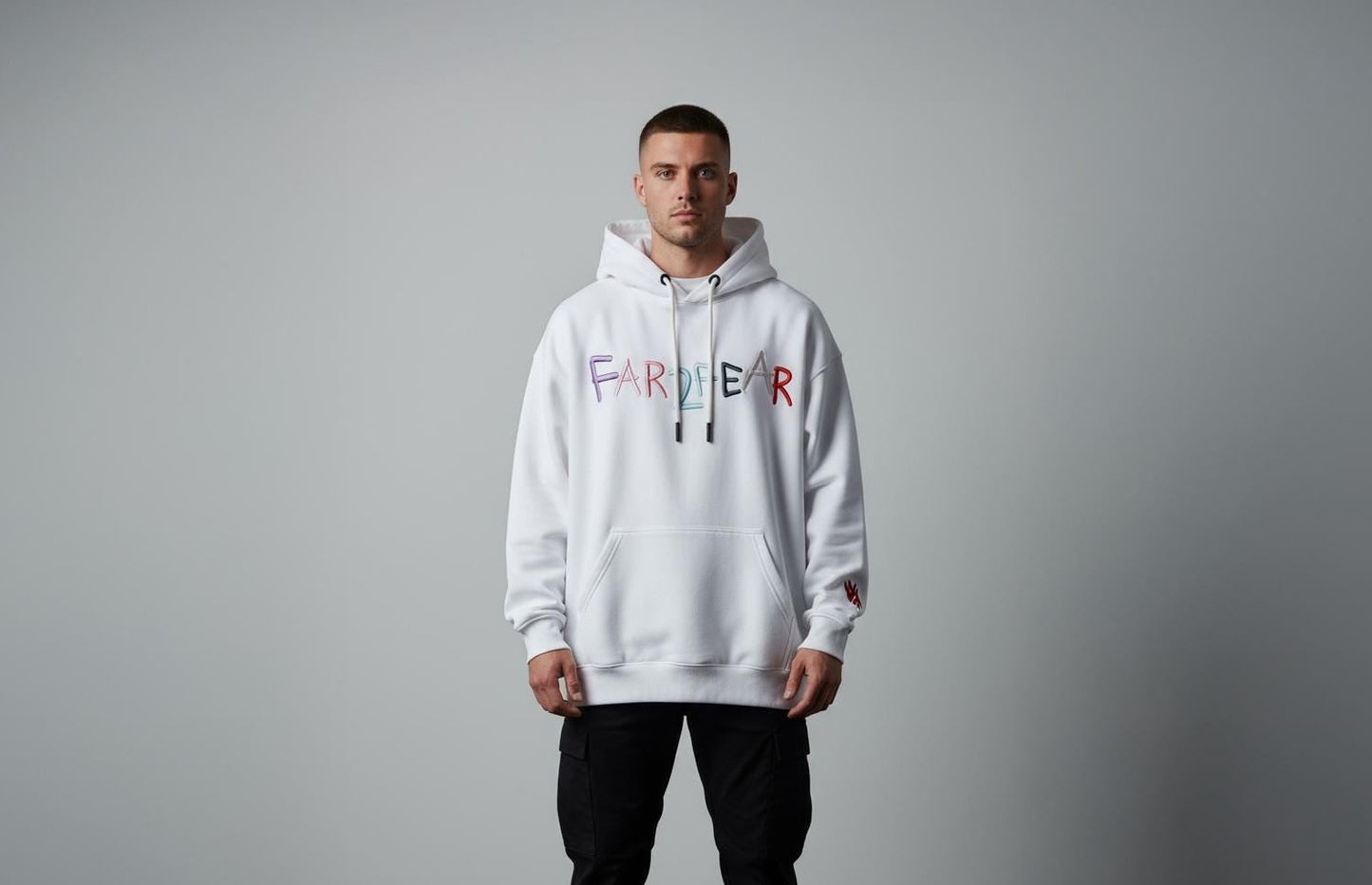 FAR2FEAR Funky Letter Unisex Hoodie