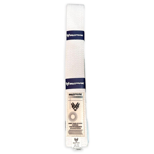 FAR2FEAR Brazilian Jiu Jitsu Belt-IBJJF Competition Legal-White
