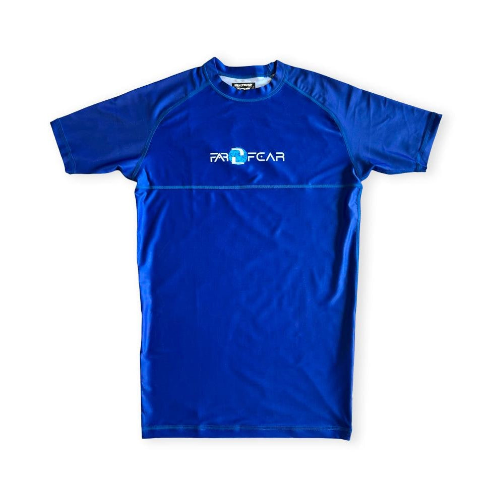 FAR2FEAR Genesis Series Men's Rashguard - IBJJF Legal- Blue