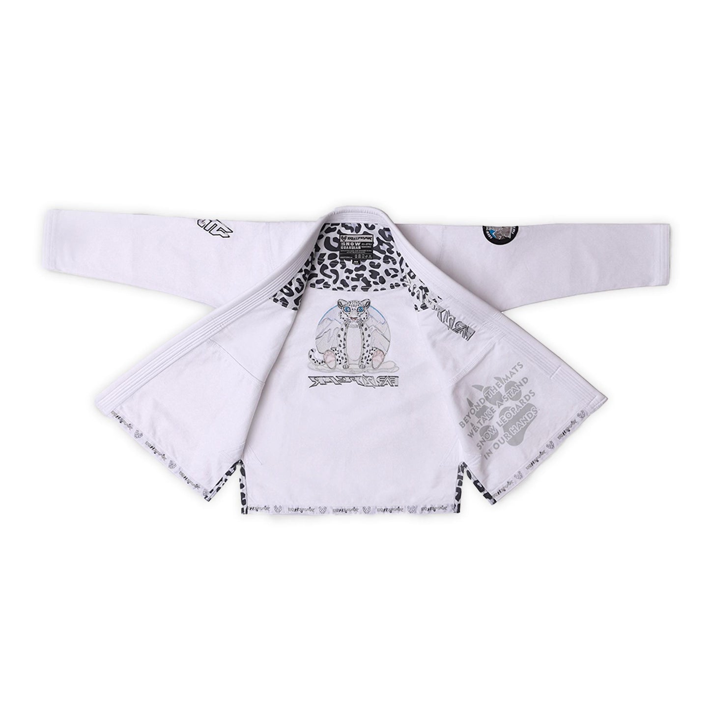 FAR2FEAR Kids Brazilian Jiu Jitsu Gi- Snow Guardian