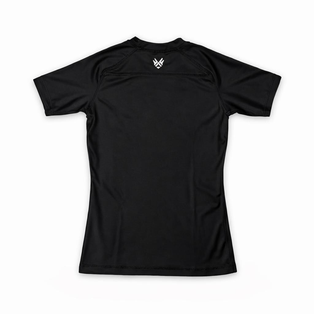FAR2FEAR Genesis Series Women's Rashguard - IBJJF Legal- Black