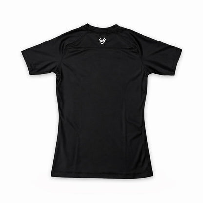 FAR2FEAR Genesis Series Women's Rashguard - IBJJF Legal- Black