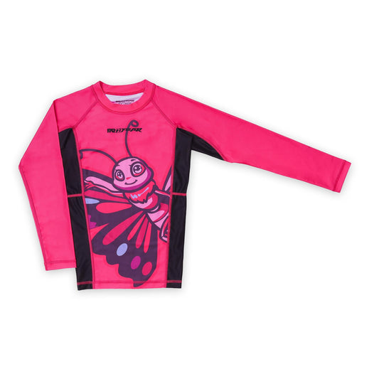 FAR2FEAR Kids No Gi- Butterflyte Rashguard & Short Set