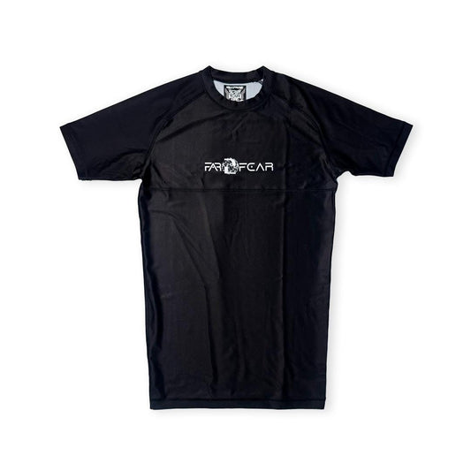 FAR2FEAR Genesis Series Men's Rashguard - IBBJF Legal- Black