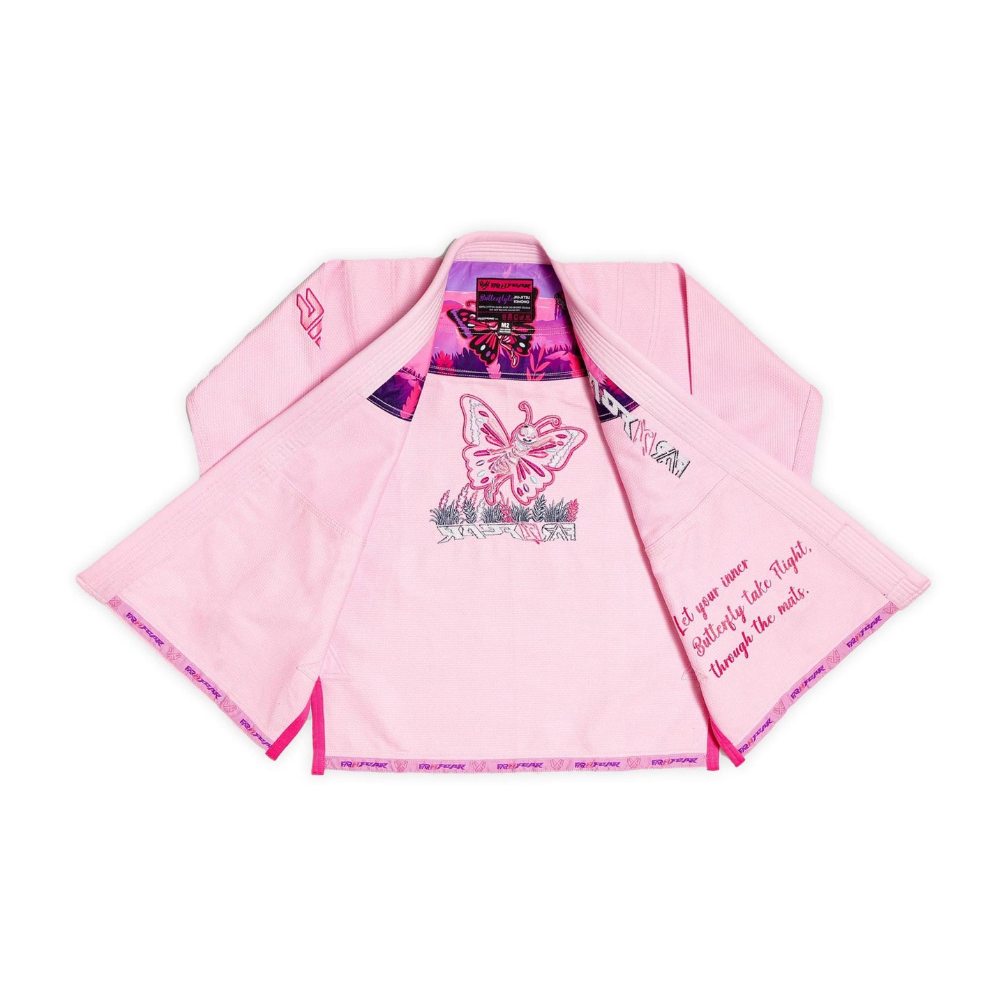 FAR2FEAR Kinder Brasilianisches Jiu-Jitsu Kimono – Butterflyte