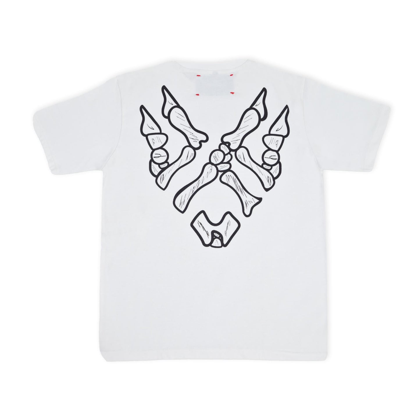 FAR2FEAR Unisex White Skeletal T-Shirt