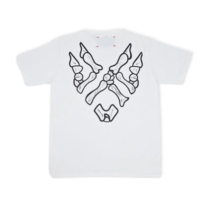 FAR2FEAR Unisex White Skeletal T-Shirt
