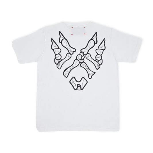 FAR2FEAR Unisex White Skeletal T-Shirt