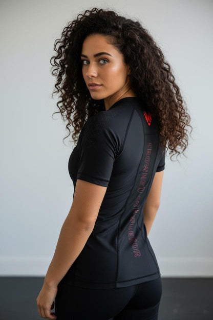 FAR2FEAR Womens No Gi - Crowned Conqueror Rashguard & Short Set