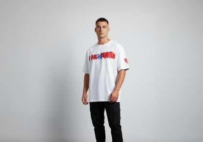 FAR2FEAR Unisex White DTF Printed T-Shirt