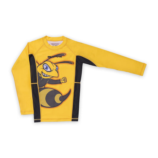 FAR2FEAR Kids No Gi- Buzzing Bees Rashguard & Short Set