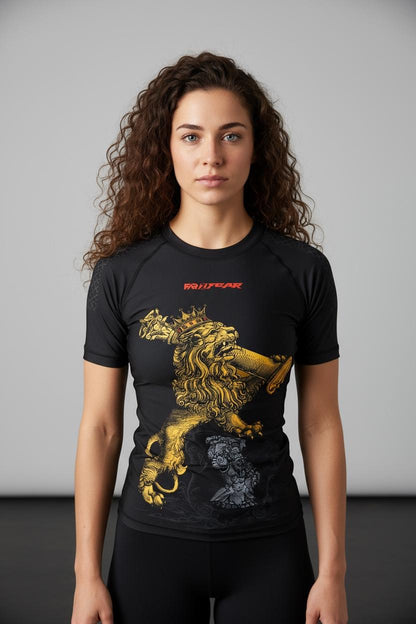 FAR2FEAR Womens No Gi - Crowned Conqueror Rashguard & Short Set