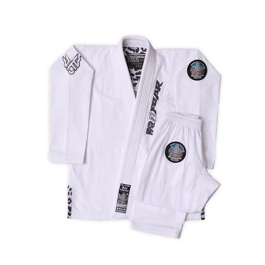 FAR2FEAR Kids Brazilian Jiu Jitsu Kimono- Snow Guardian