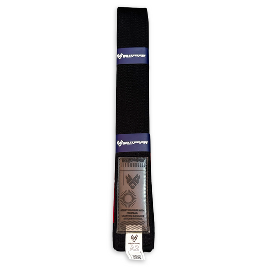 FAR2FEAR Brazilian Jiu Jitsu Belt-IBJJF Competition Legal-Black