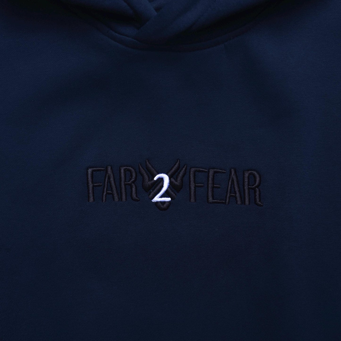 FAR2FEAR Classic Navy Unisex Hoodie