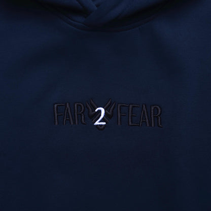 FAR2FEAR Classic Navy Unisex Hoodie