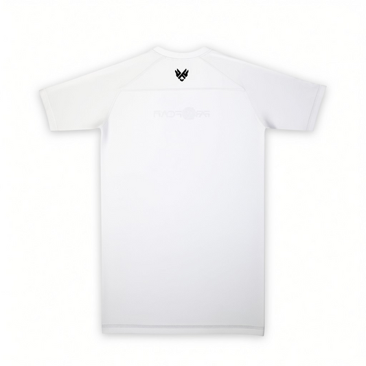FAR2FEAR Genesis Series Men's Rashguard - IBBJF Legal- White