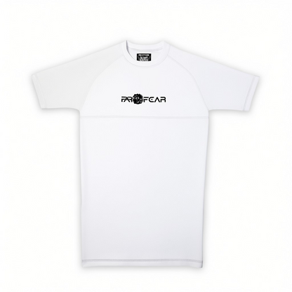 FAR2FEAR Genesis Series Men's Rashguard - IBJJF Legal- White