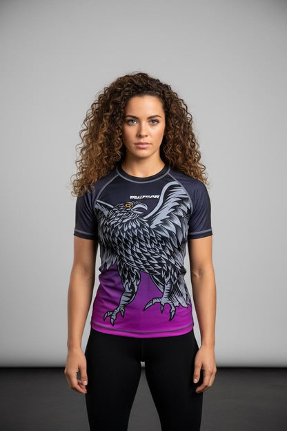FAR2FEAR Womens No Gi - Master The Skies Rashguard & Short Set