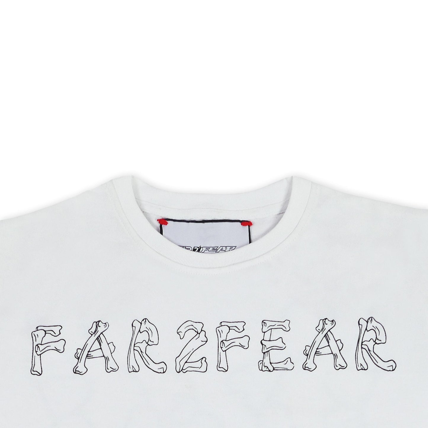 FAR2FEAR Unisex White Skeletal T-Shirt
