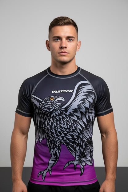 FAR2FEAR Mens No Gi - Master The Skies Rashguard & Short Set
