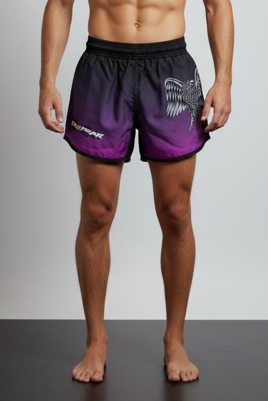 FAR2FEAR Mens No Gi - Master The Skies Rashguard & Short Set