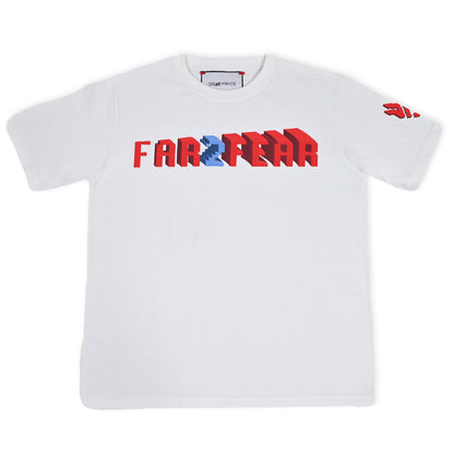 FAR2FEAR Unisex White DTF Printed T-Shirt