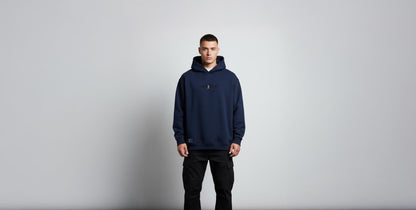 FAR2FEAR Classic Navy Unisex Hoodie